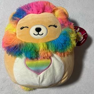 Squishmallow Lianne the rainbow lion valentine 12”